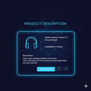 E-commerce page preview