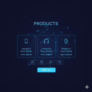 E-commerce page preview